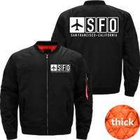 Thumbnail for SFO AIRPOART MA1 JACKET