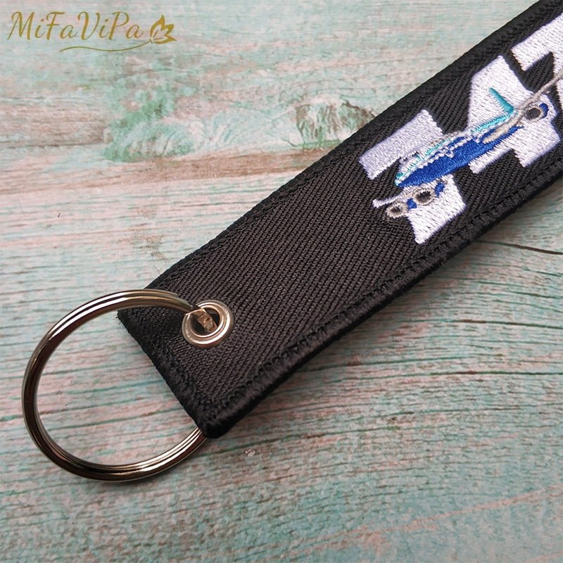 50 PCS Boeing 747 Embroidery Key Chain freeshipping - AV8R – PILOTSX