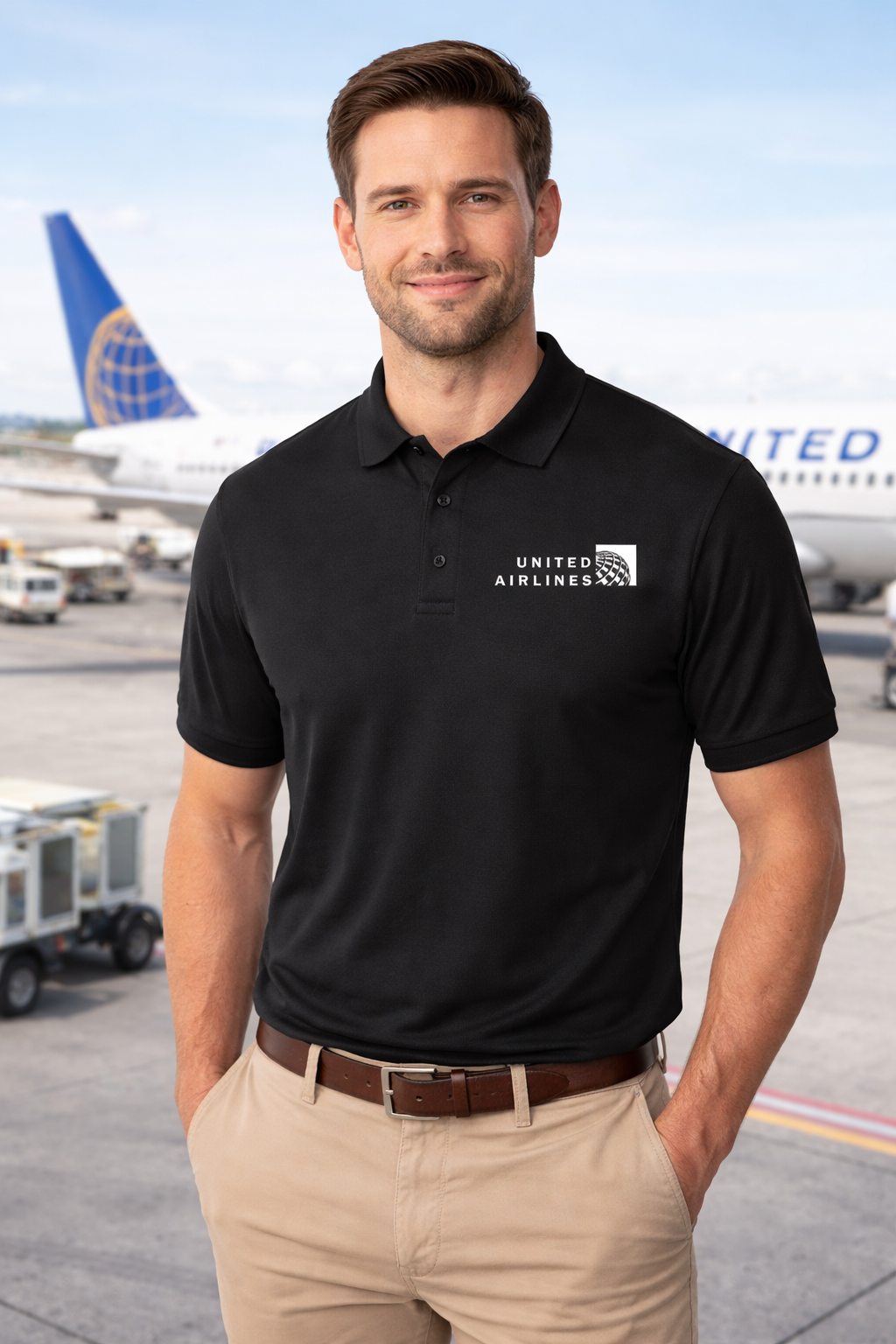 UNITED AIRLINES POLO T-SHIRT