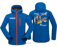 Thumbnail for A80 ENGINE WATERPROOF WINDPROOF SOFTSHELL HOODED JACKET - PILOTSX