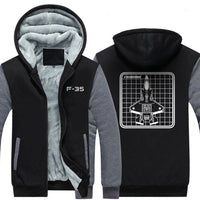Thumbnail for F-35 DESIGNED ZIPPER SWEATER THE AV8R
