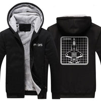 Thumbnail for F-35 DESIGNED ZIPPER SWEATER THE AV8R