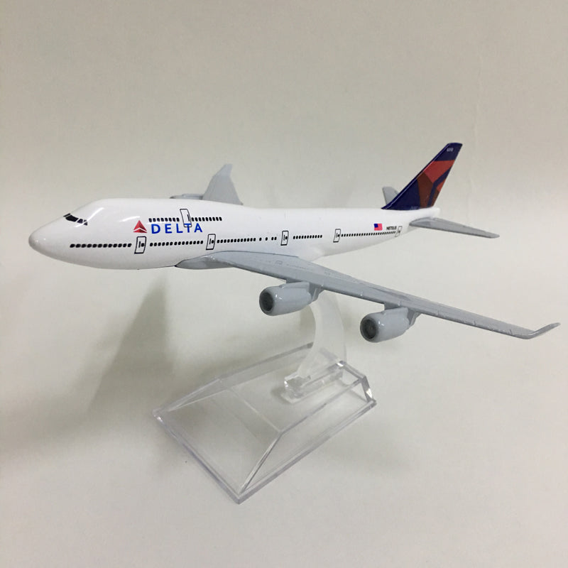 Plane Model Airplane Model Delta Air Lines Boeing 747 Aircraft Model 1:400 Diecast Metal Airplanes AV8R