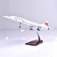 Thumbnail for British Concord With Light & Wheel  Plane Model Airplane Model Aircraft AV8R