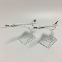 Thumbnail for United Kingdom France Concorde airplane model aircraft Diecast Model Metal 1:400 airplane AV8R