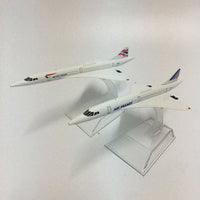 Thumbnail for United Kingdom France Concorde airplane model aircraft Diecast Model Metal 1:400 airplane AV8R