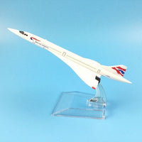 Thumbnail for United Kingdom France Concorde airplane model aircraft Diecast Model Metal 1:400 airplane AV8R