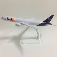 Thumbnail for Airplane Model FedEx Aviation Boeing 777 Aircraft Model 1:300 Diecast Metal Airplanes Planes AV8R
