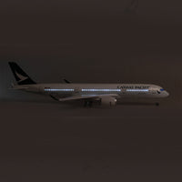 Thumbnail for Cathay Pacific Airbus A350 Airplane Model Plane With Light & Wheel Aircraft AV8R
