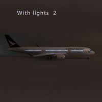 Thumbnail for Cathay Pacific Airbus A350 Airplane Model Plane With Light & Wheel Aircraft AV8R