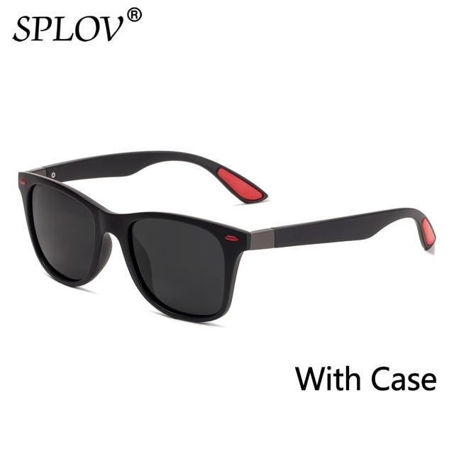 Classic Square Polarized Sunglasses Men Women Fashion Driving Sun Glasses AV8R