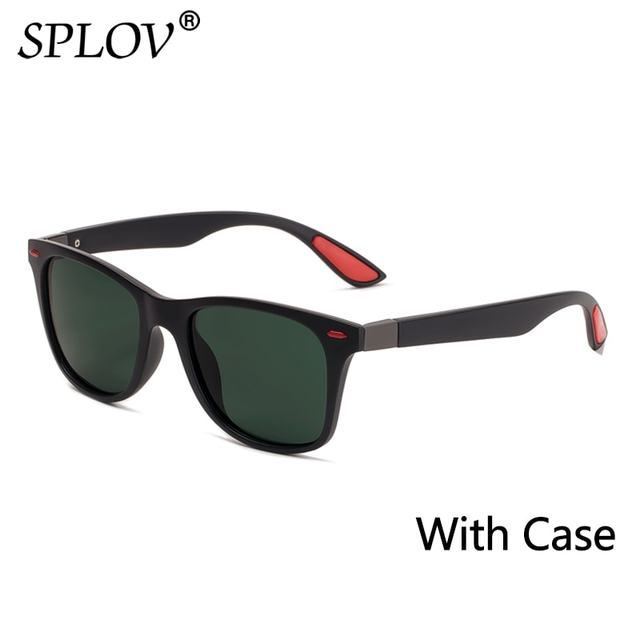 Classic Square Polarized Sunglasses Men Women Fashion Driving Sun Glasses AV8R